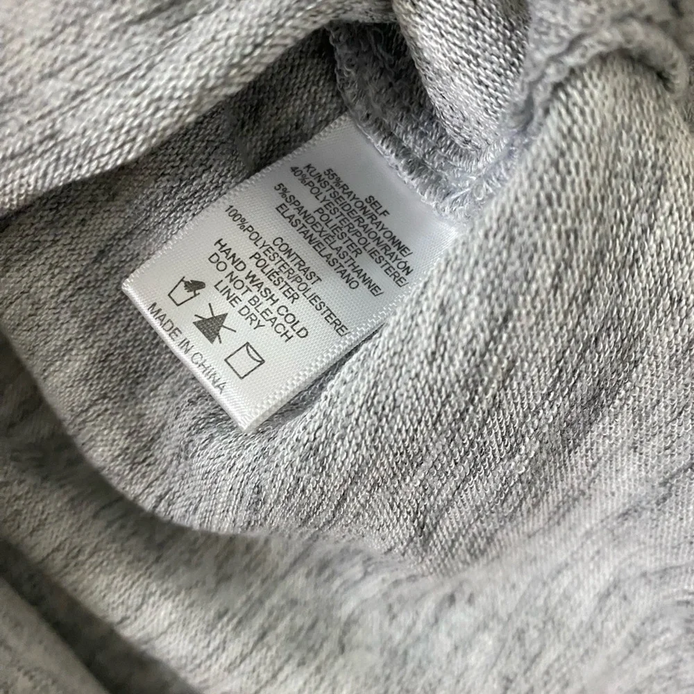 Sunday in Brooklyn Gray and Cream Cowl Neck Sweater - Picture 6 of 6